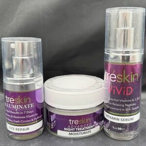 TRESKIN - Eye Repair, Night Treatment, Vitamin Serum Set